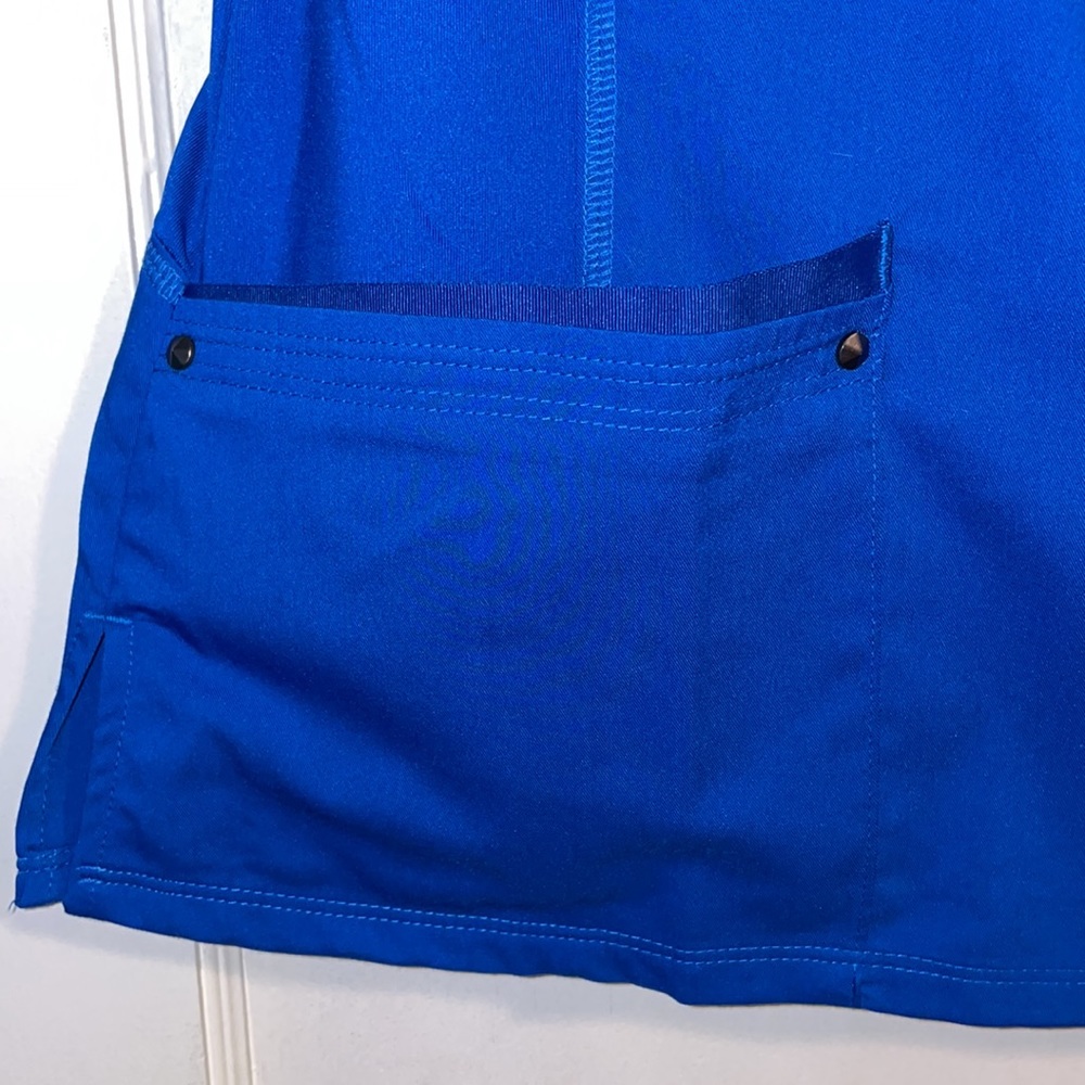 Blue Scrub Top - Picture 2 of 2
